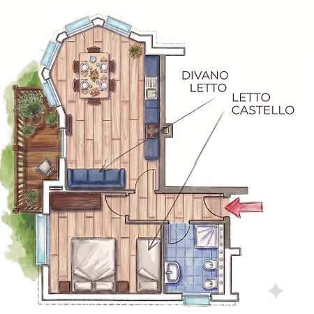 Appartamento Chaletmafi *